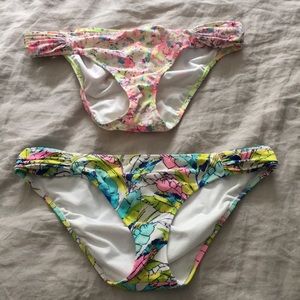 2 Victoria’s Secret Bikink Knockout Bottoms